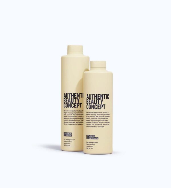 Authentic Beauty Concept Zestaw odbudowujący do włosów zniszczonych Szampon i Odżywka
